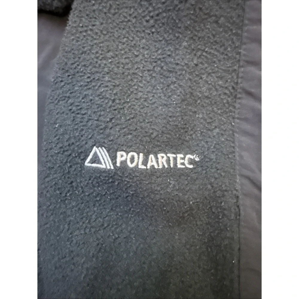 The North Face Denali Polartec Fleece Jacket Mens Medium Black Full Zip Outdoor